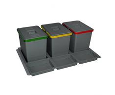 ELLETIPI ptc28 08050 1 F C10 PPV Poubelle de tri sélectif de tiroir