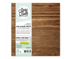 KesiArt Album classeur 6 x 8-Wood, Beige, Unique