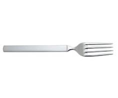 Alessi 4180/2 Dry Fourchette de Table en Acier Inoxydable 18/10 Brillant à Manche Satiné, Set de 6 Pièces