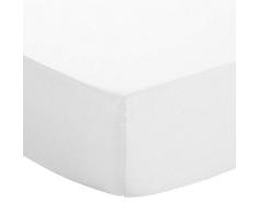AtmosphÃÅ¡re - 613210 - Drap Housse Uni - 140 x 190 cm - Atmo Blanc