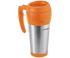 Leifheit 25784 Gobelet isotherme 500ml gris et orange