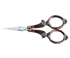 Kleiber Ciseaux à Broder-Dimensions : Environ 107 mm, cuivre de Style Antique