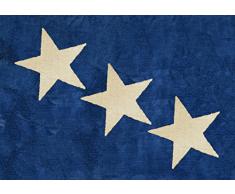 Aratextil Europe Tapis Enfant, Coton, Marine, 120Â x 160Â cm