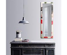 Bonamaison Décoration Murale Impression sur Miroir Encadré sur Toile, Dimensions: 40 x 120 Cm - Conçu et fabriqué en Turquie