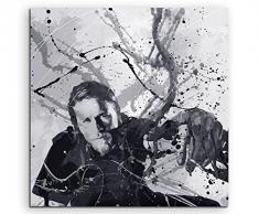 Paul Sinus Art Sons_of_Anarchy_Art_60x60-SA Tableau Mural, Toile, Multicolore, 90x50x3 cm