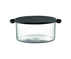 Bodum - 10127-01 - Hot Pot - Saladier avec Couvercle Silicone - 2,5 L - Noir