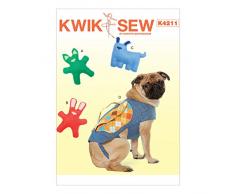 KWIK-SEW PATTERNS K4211os Jouets pour Chien et Sac à Dos Patron de Couture, Multicolore, XS â XL