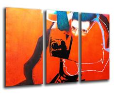 Tableau Moderne Photographique, Impression sur bois, Image dart abstrait, 97 x 62 cm, ref. 26147