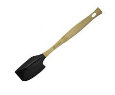 Le Creuset, Spatule MÃ©dium avec TÃªte Amovible en Silicone, Longueur : 31 cm, Silicone/Bois, Noir