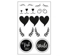 Rayher 50029000 Motifs autocollants dÃ©co Smile