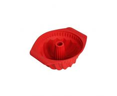 Kaiser 2300681115 Moule Ã kouglof Flexo Ã22cm, Silicone, Rouge, 28 x 28 x 18 cm
