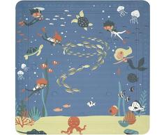 Spirella Collection Scuba Diver Tapis de Douche en PVC 55 x 55 cm