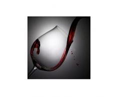 Innova Editions verseur Verre de vin Art 30Â x 30Â cm, Multicolore, 30Â x 30Â x 2.5Â cm