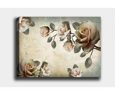 Bonamaison Peinture sur toile, multicolore, 70 x 100 cm - ConÃ§u et fabriquÃ© en Turquie