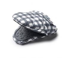 Zeal Vichy Mini support de pot de gant de cuisine, coton, gris foncé, 17.5 x 13.5 x 2.5 cm