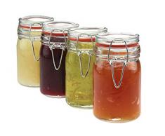 Apollo 12Â x 7Â cm Elitehousewares Pot de Confiture, Lot de 4