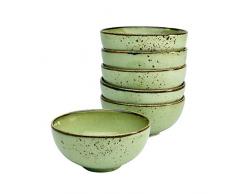 Creatable Vert 22081 Nature Collection Lot de 6 coupelles en grÃ¨s 11,5 cm