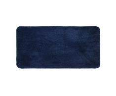 Sealskin Angora Tapis de bain , bleu, 70 x 140 cm