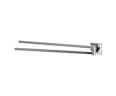 Haceka 1121240 Porte serviette Mezzo tournant de chrome Acier inoxidable, Argent, 30 x 10 x 10 cm