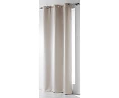 douceur dintÃ©rieur rideau a oeillets 140x240 cm occultant occult ivoire