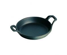 Staub 1302023 Plat Rond Empilable Fonte Noir 20 cm