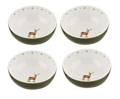 Glen Lodge Petit Bol, Lot de 4, Multicolore