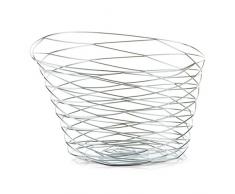 Zeller 2058007 Corbeille à Fruit Chrome 27 x 19 cm