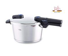 Fissler Vitaquick / Autocuiseur Ã Induction (6 Litres, Ã 22 Cm) Cuiseur Ã Vapeur En Acier Inoxydable, 2 Niveaux de Cuisson, Avec Insert, Empilable, AdaptÃ© Ã LInduction