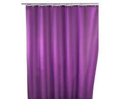 WENKO DIE BESSERE IDEE Rideau de Douche Anti-moisissure Uni Purple