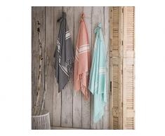 TODAY Coachella Fouta, Cotton, Bleu, 100 x 190 cm