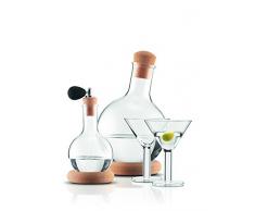 Bodum - K11799-109 - MELIOR - Vodka et Martini Set avec 2 Verres Transparents - Liège