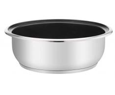 Lagostina - 12143531724 - Maestria Sauteuse 24 cm Inox Anti-AdhÃ©sive Tous Feux Dont Induction (Vendue sans poignÃ©e)