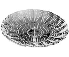 Fackelmann 42491 Cuit Vapeur Inox Diamètre: 14 à 22 cm