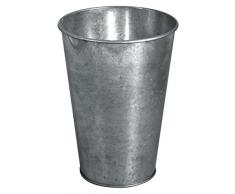 Rayher 46277000 Vase Décoratif en Zinc â 7,5-11,5 cm à â Argent