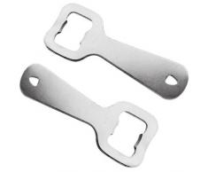 IBILI 785700 Decapsuleur Plat - 2 Pc, Nickel, Argent, 16 x 9 x 1 cm