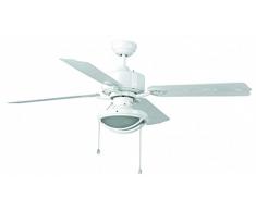 Faro 33357 â Hierro Ventilateur de plafond blanc