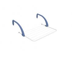 Gimi Brezza 60 Étendoir pour Balcon en Acier et résine, 5 m détendage