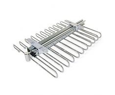 Emuca - Porte-pantalons extractible pour armoire, range-pantalon coulissant pour 11 pantalons, acier chromé