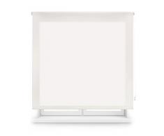 Blindecor Ara Store Enrouleur Translucide Uni, Blanc CassÃ©, 100X250 cm