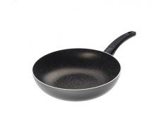 Alluflon Tradition Italie Wok, Aluminium, Noir, 28Â cm