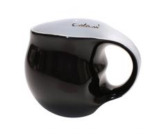 Unbekannt 4145/926 Tasse à café, Porcelaine, Noir, 11 x 9,5 x 9 cm