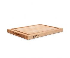 John Boos 18-by-12-inch réversible en érable Planche à découper, Maple With Juice Groove, 20L x 15W x 1.5