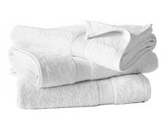 De Witte Lietaer 194875 Lot de 3 Draps de Douche Coton Blanc 140 x 70 cm