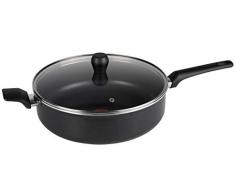 Tefal b30937 invissia Sauteuse antiadhésive, Aluminium, Noir, 52,6 x 29.4 x 10.1 cm