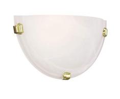 Eglo, 7187 Downlight, Applique murale, métal, E27, or