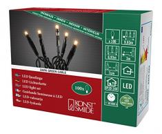 Konstsmide 6354-820 Guirlande Lumineuse à Micro LED, Plastique, 7 W, Or