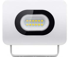 Goobay Projecteur extÃ©rieur LED, argentÃ©, 10 Watt