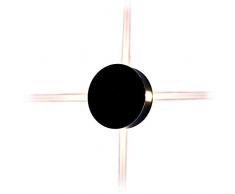 Applique LED pour lextérieur V-TAC 4W - Lampes murales ronde étanches IP65 - Corps en aluminium blanc moulé sous pression - Éclairage mural compatible avec les capteurs pour le porche de lallée du patio 4000K Blanc lumière du jour