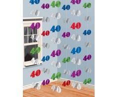 6 Guirlandes Verticales 40 ans