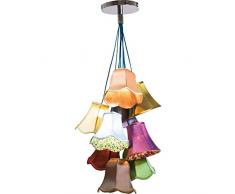Kare Design 31592-P Lampe Ã suspendre, Fer, multicolore, 116 x 60 x 60 cm